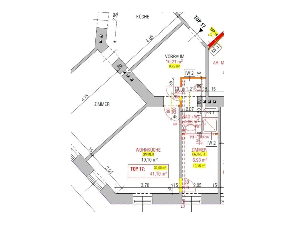 1-Zimmer-Wohnung kaufen in Wien – 41,02 m², € 228.900 – Bild 14 von 14