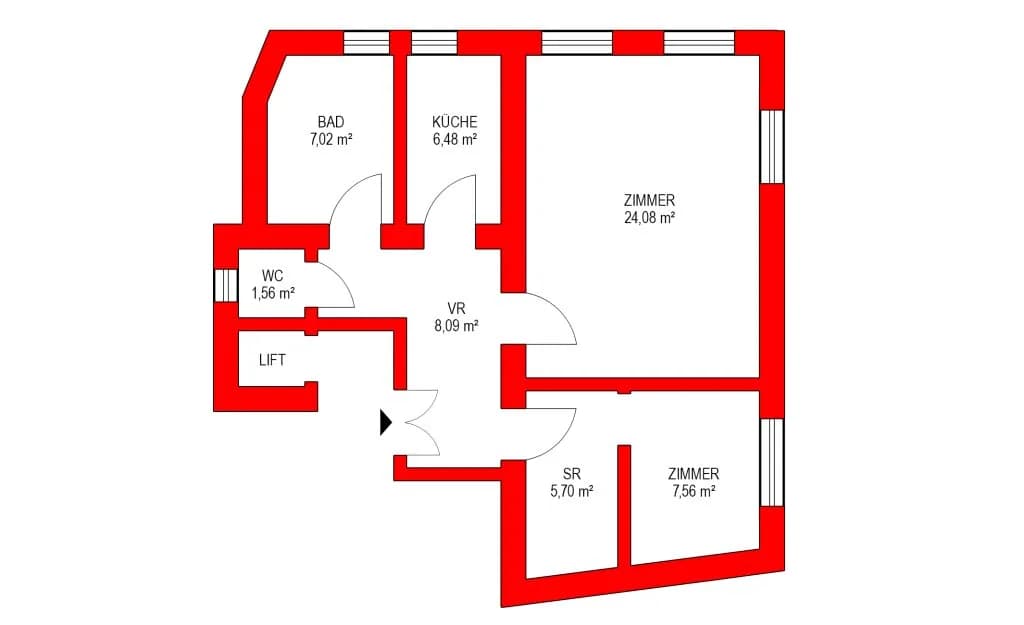 2-Zimmer-Wohnung mieten in Wien – 61 m², € 860 – Bild 21 von 21