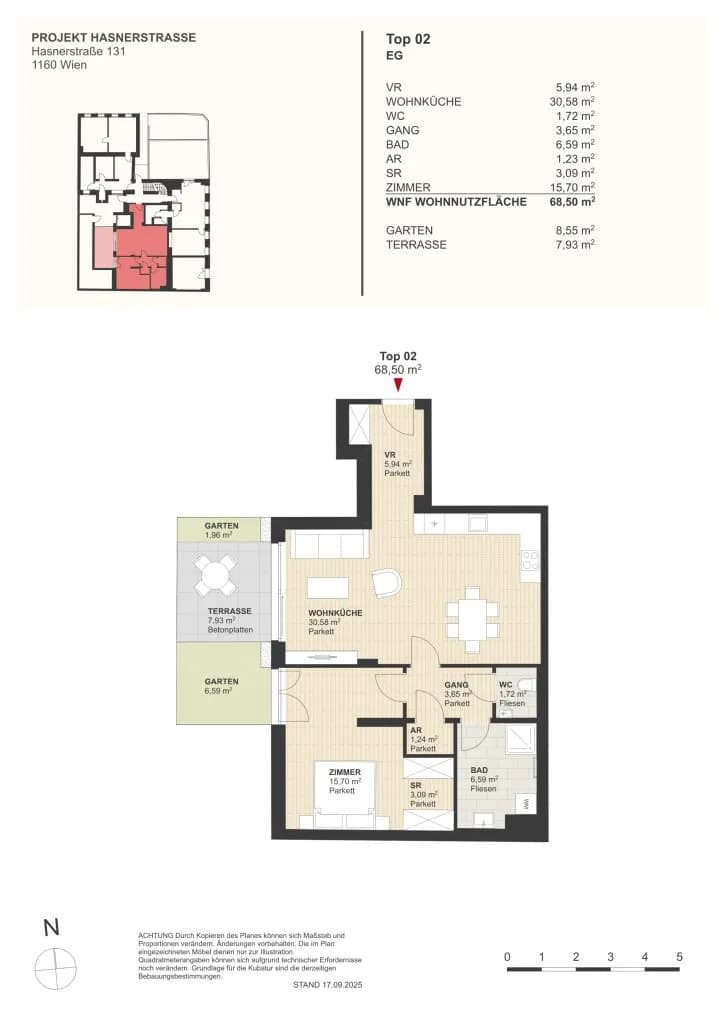 2-Zimmer-Gewerbeimmobilie kaufen in Wien – 68,5 m², € 409.000 – Bild 6 von 6