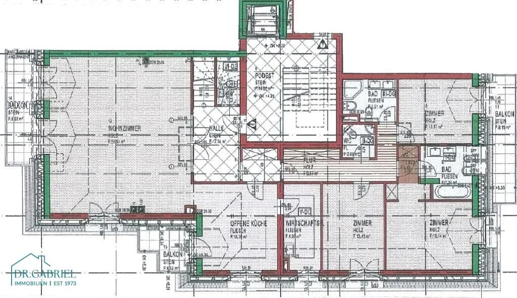 4-Zimmer-Wohnung mieten in Wien – 172,4 m², € 4.181 – Bild 9 von 10