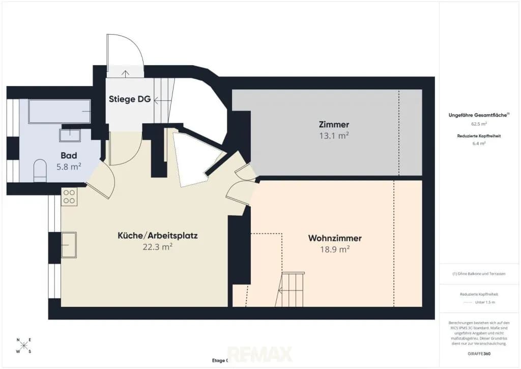 2-Zimmer-Wohnung kaufen in Wien – 60,1 m², € 249.000 – Bild 15 von 16