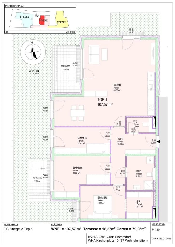 4-Zimmer-Wohnung kaufen in Gänserndorf – 81,55 m², € 489.707 – Bild 11 von 22