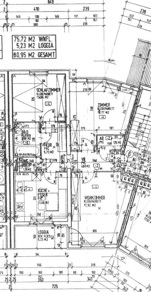 3-Zimmer-Wohnung mieten in Linz Land – 80,95 m², € 815 – Bild 2 von 7
