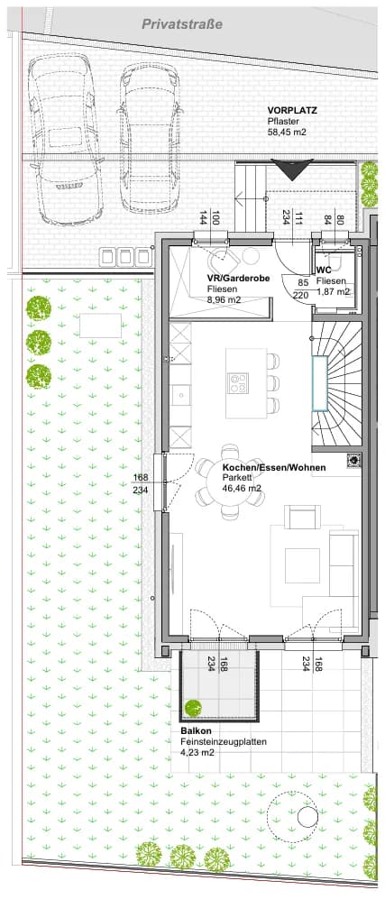 6-Zimmer-Haus kaufen in Mödling – 164 m², € 1.250.000 – Bild 8 von 14