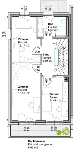 6-Zimmer-Haus kaufen in Mödling – 164 m², € 1.250.000 – Bild 9 von 14