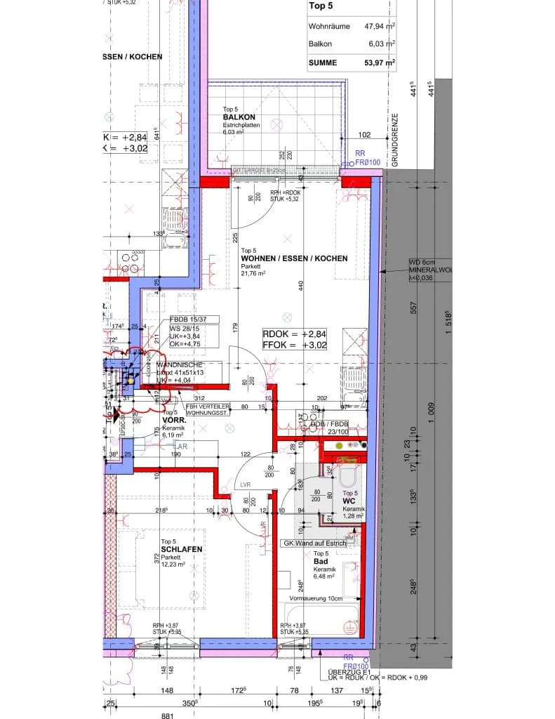 2-Zimmer-Wohnung mieten in Linz – 58 m², € 845 – Bild 10 von 10