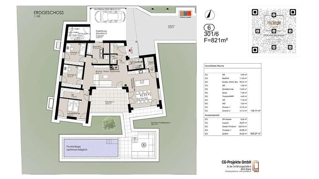 4-Zimmer-Haus kaufen in Deutschlandsberg – 139 m², € 609.760 – Bild 6 von 10