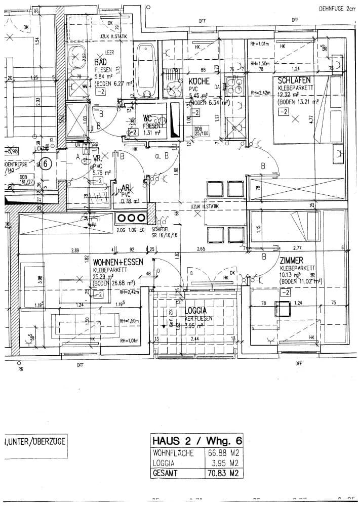 3-Zimmer-Wohnung mieten in Perg – 70,83 m², € 682 – Bild 3 von 5