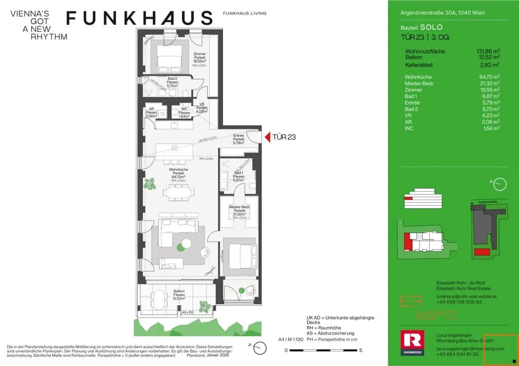 3-Zimmer-Wohnung kaufen in Wien – 131,86 m², € 1.590.000 – Bild 7 von 7