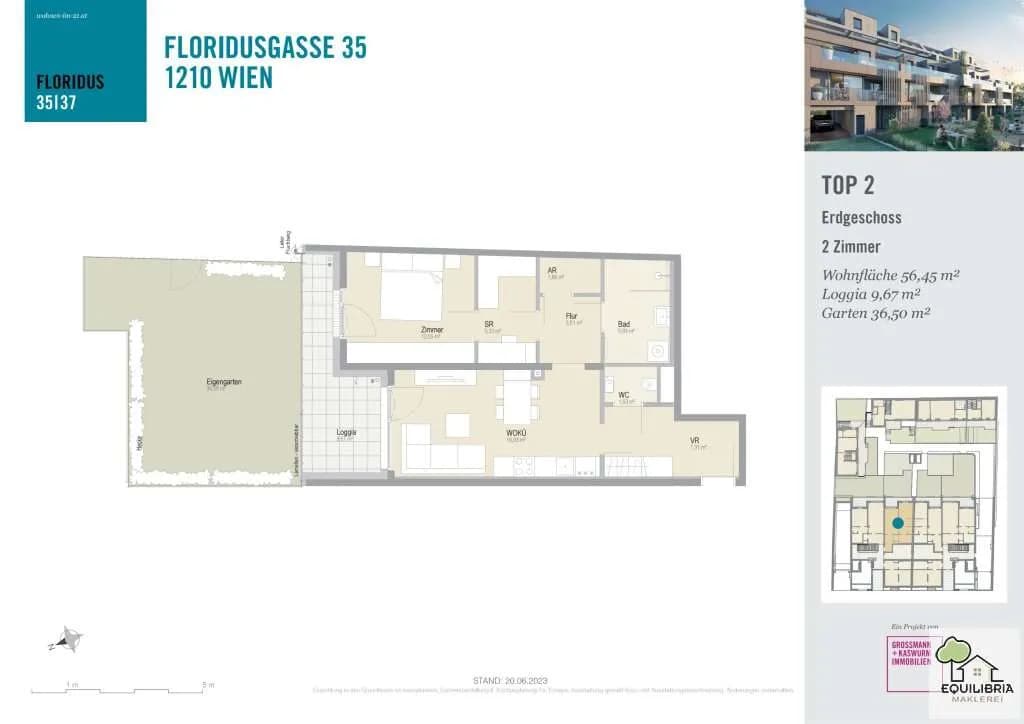2-Zimmer-Wohnung kaufen in Wien – 56,45 m², € 432.300 – Bild 11 von 11