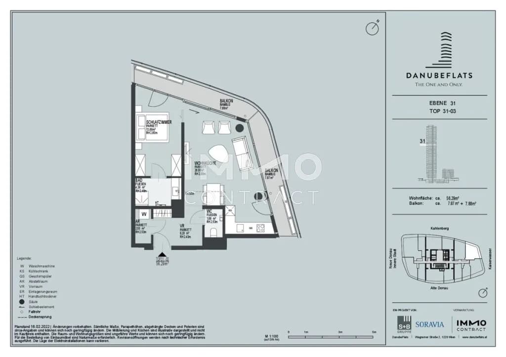 2-Zimmer-Wohnung mieten in Wien – 56,03 m², € 2.294 – Bild 24 von 24