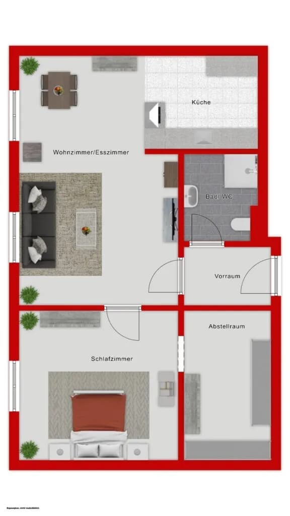 2-Zimmer-Wohnung kaufen in Salzburg Stadt – 41,84 m², € 197.000 – Bild 8 von 8