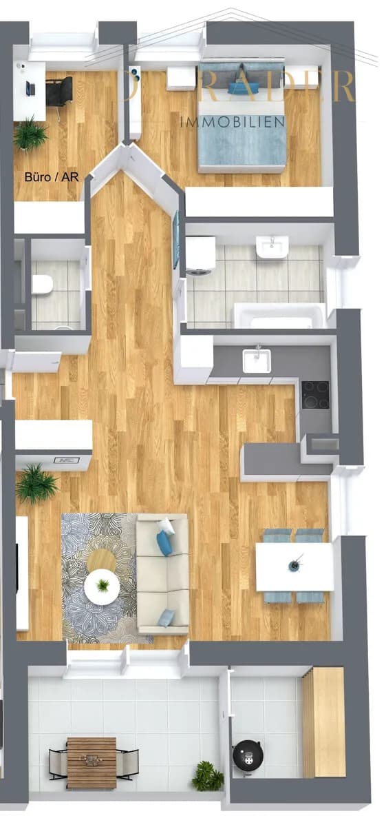 2-Zimmer-Wohnung kaufen in Feldkirchen – 63 m², € 252.450 – Bild 11 von 11