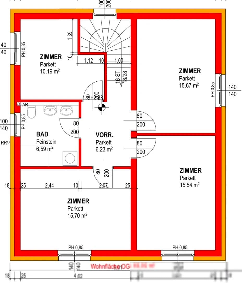 6-Zimmer-Haus kaufen in Gänserndorf – 141 m², € 539.000 – Bild 4 von 4