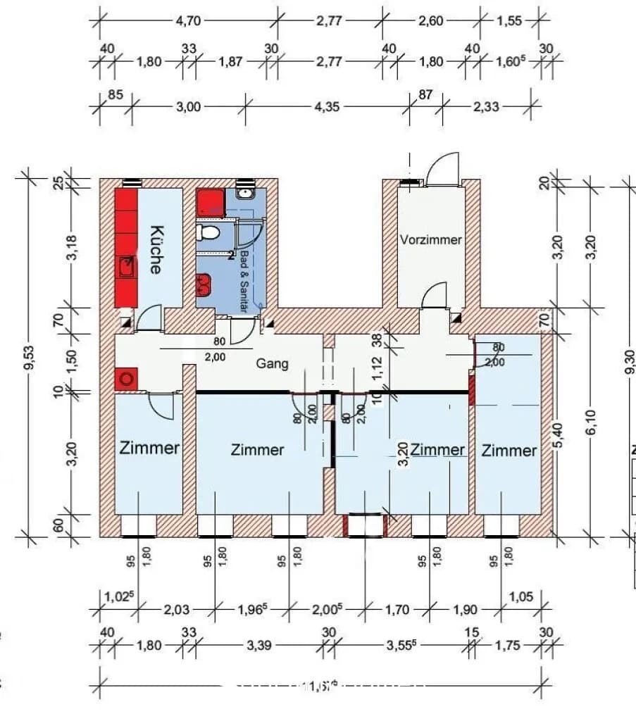 4-Zimmer-Wohnung mieten in Wien – 68 m², € 429 – Bild 12 von 12