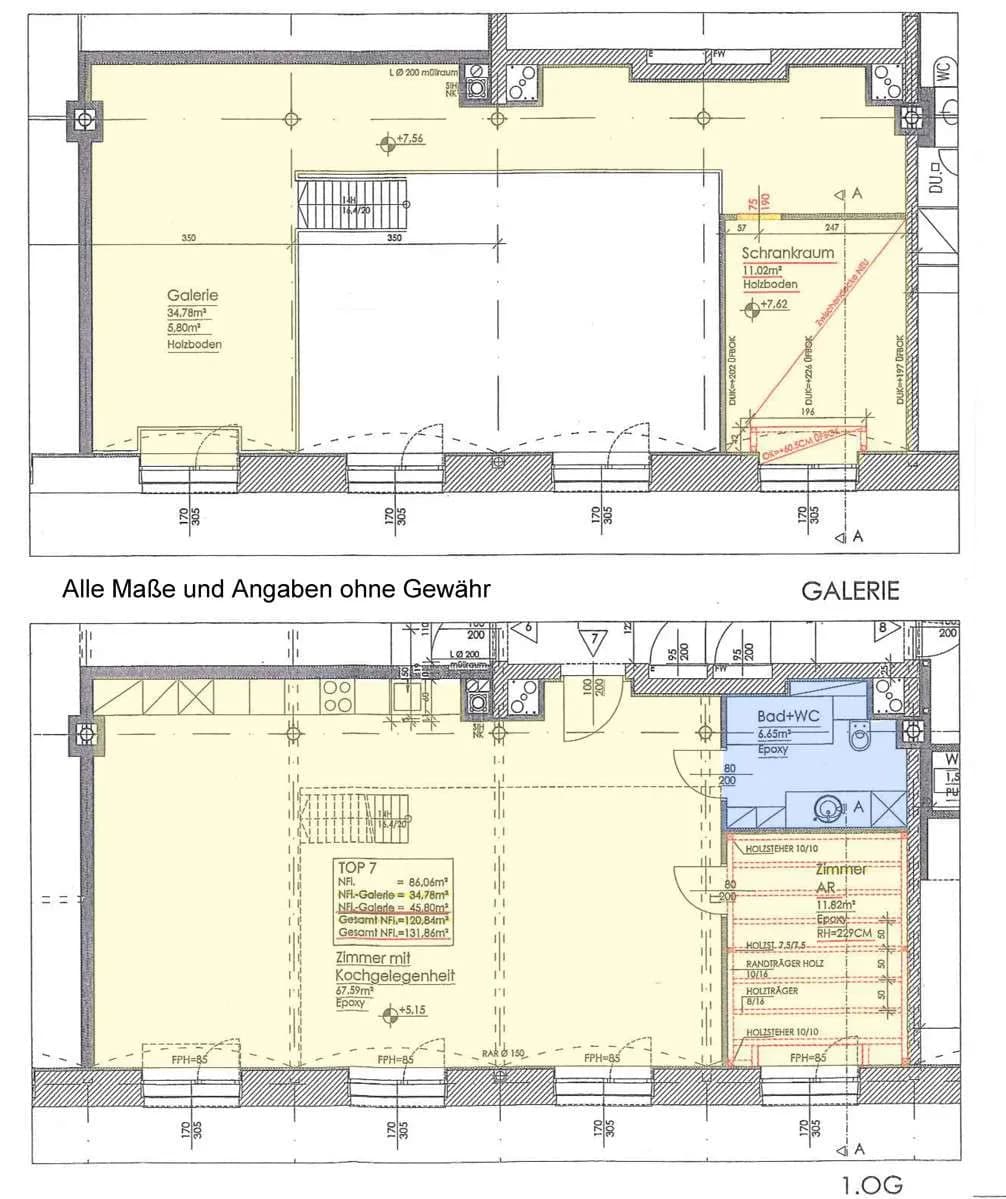 2-Zimmer-Gewerbeimmobilie mieten in Wien – 132 m², € 2.503 – Bild 13 von 13
