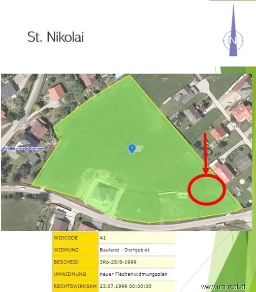Grundstück kaufen in Feldkirchen – 766 m², € 95.000 – Bild 5 von 6