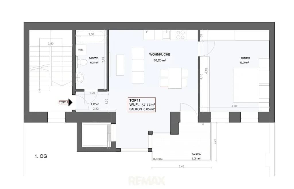 2-Zimmer-Wohnung kaufen in Wien – 58 m², € 385.000 – Bild 19 von 19