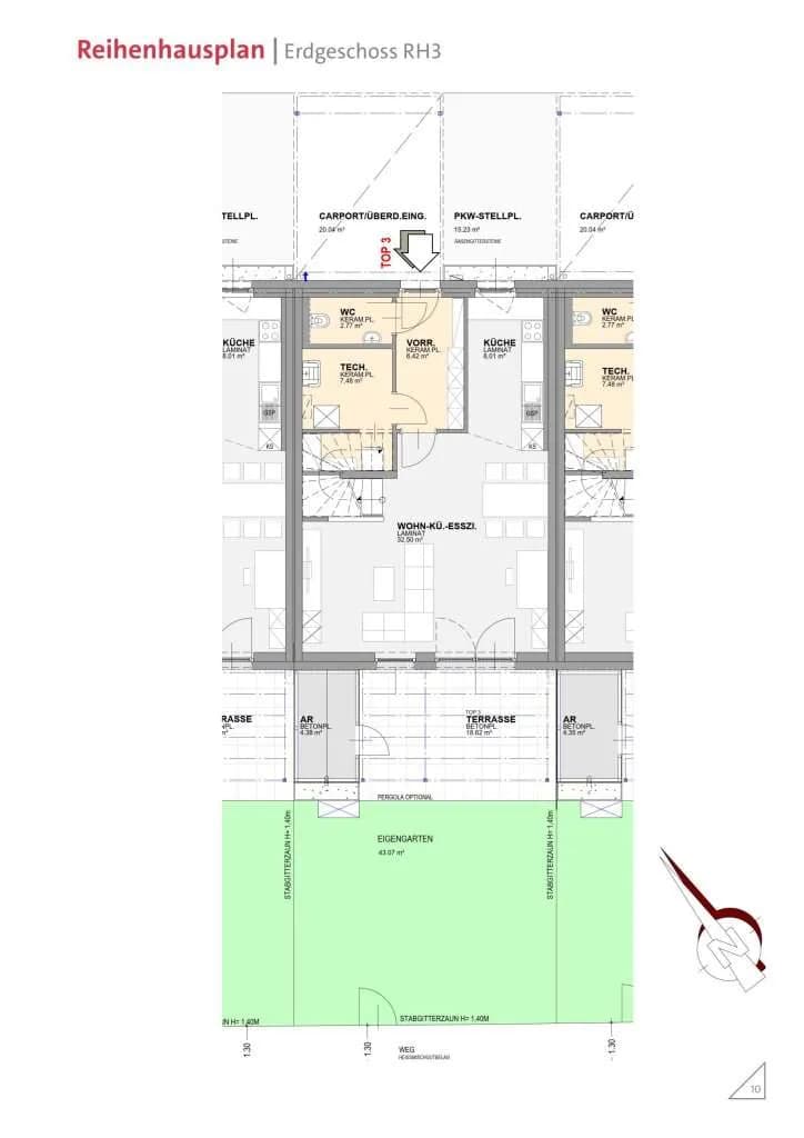 4-Zimmer-Haus mieten in Wiener Neustadt Land – 111,77 m², € 1.387 – Bild 2 von 4