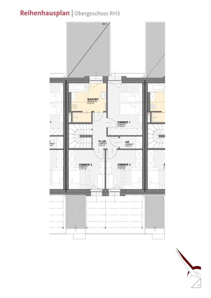 4-Zimmer-Haus mieten in Wiener Neustadt Land – 111,77 m², € 1.387 – Bild 3 von 4