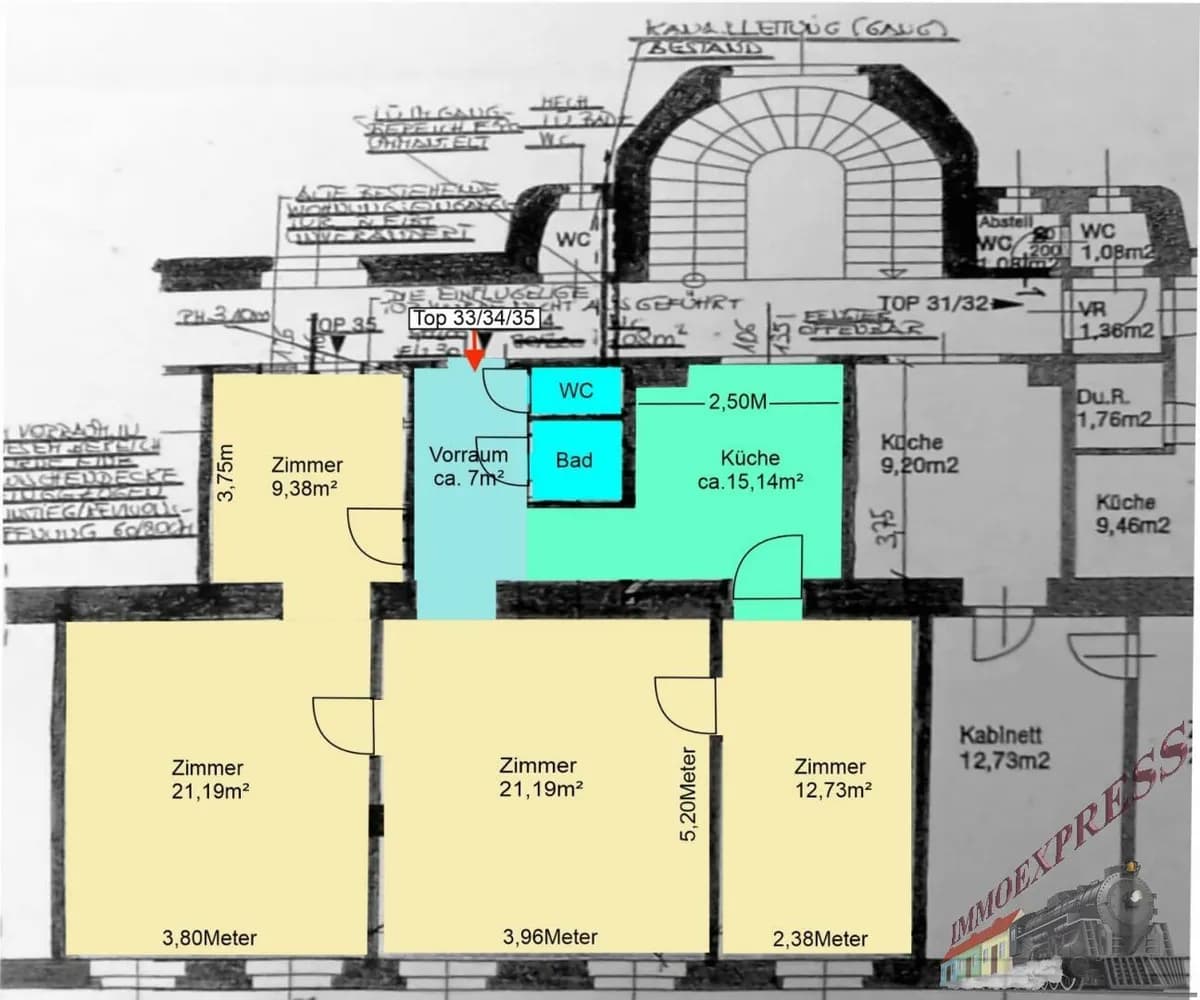 4-Zimmer-Wohnung kaufen in Wien – 83 m², € 269.000