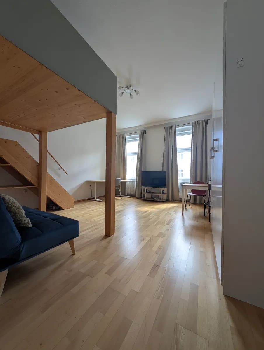 1-Zimmer-Immobilie mieten in Wien – 32 m², € 890