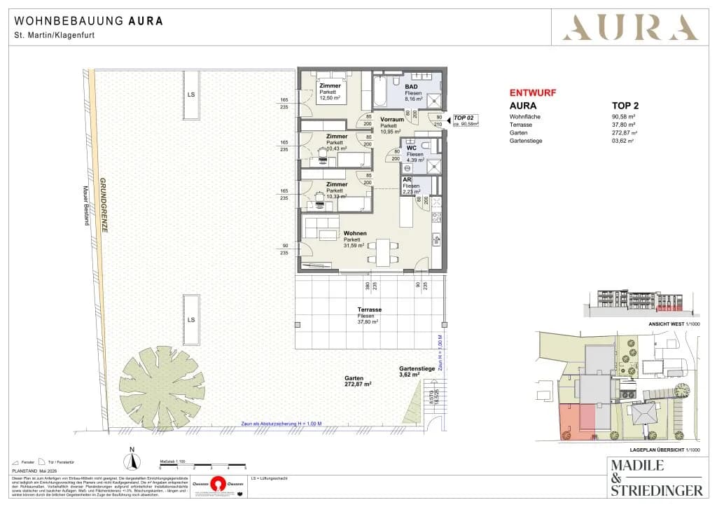 4-Zimmer-Wohnung kaufen in Klagenfurt – 90,58 m²