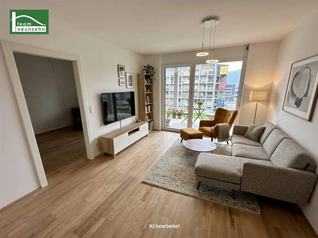 2-Zimmer-Wohnung mieten in Graz – 36,38 m², € 539