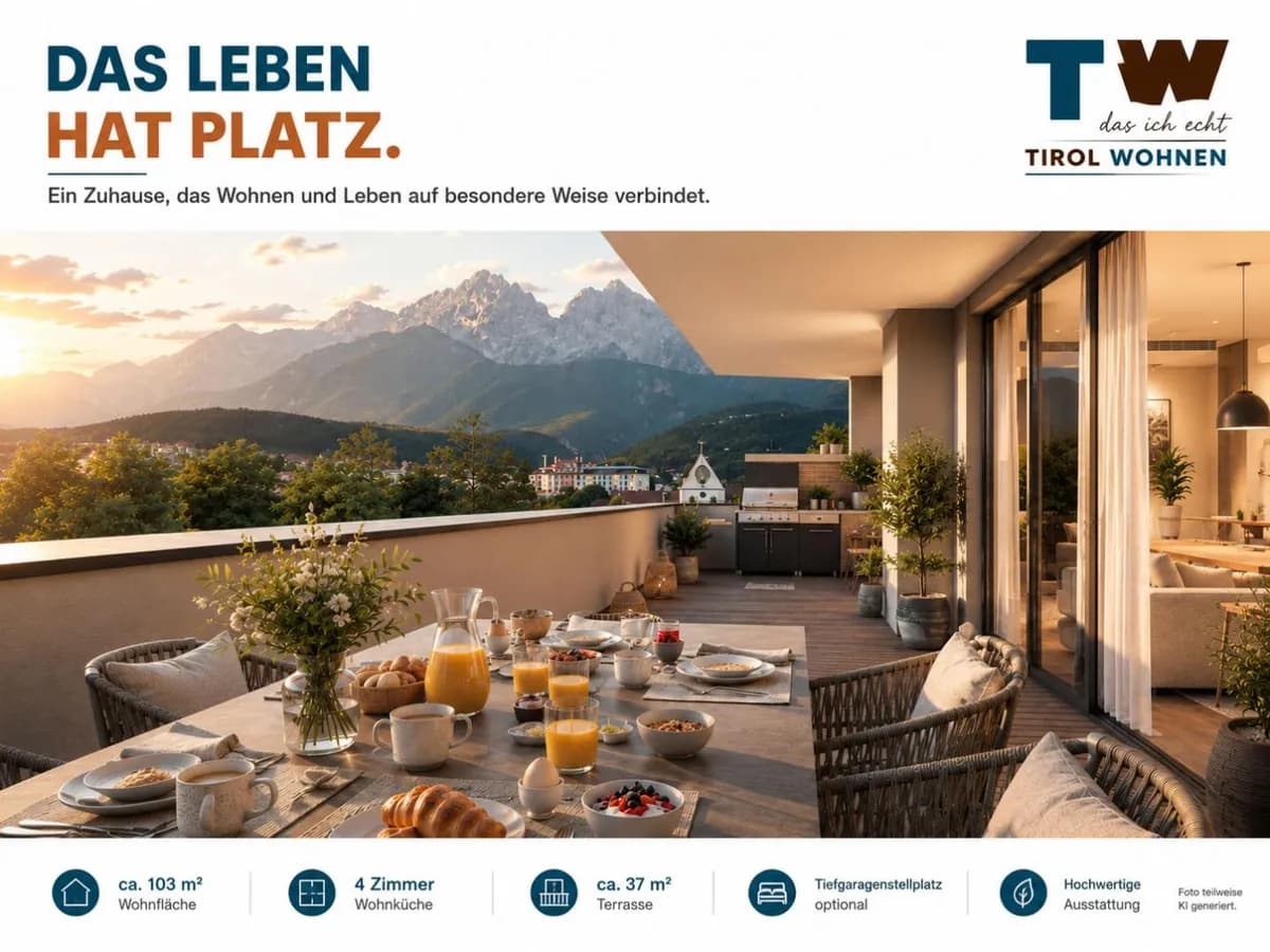 Wohnung kaufen in Innsbruck-Land – 103 m², € 772.000