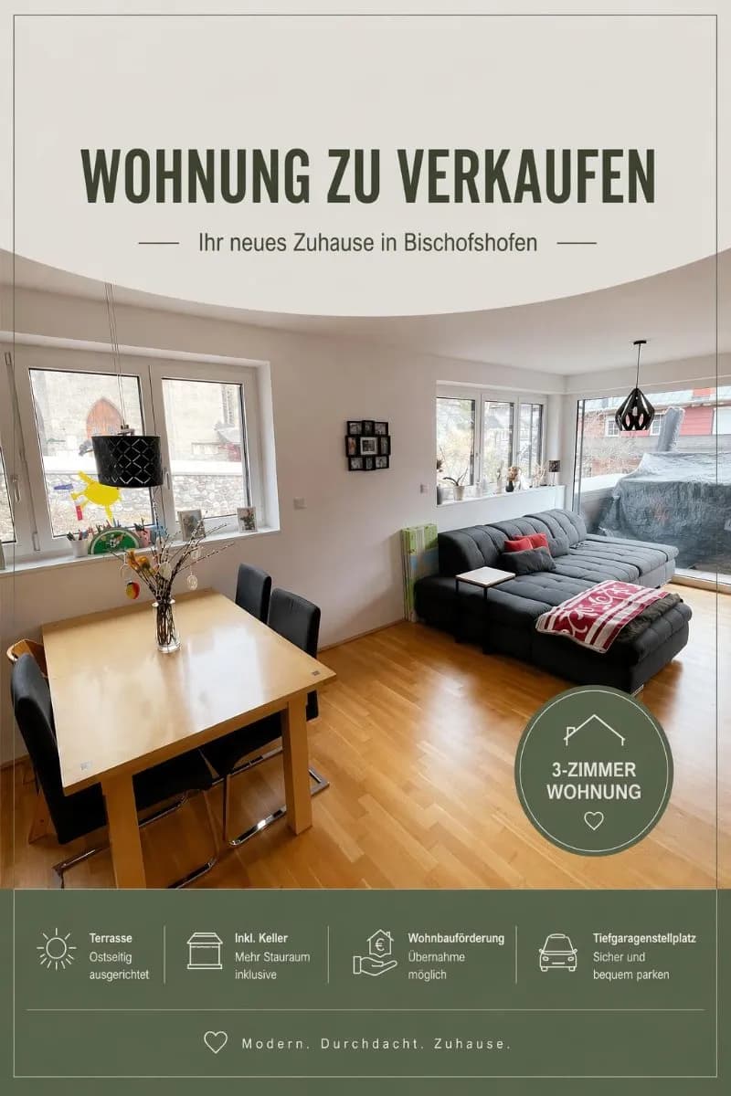 3-Zimmer-Wohnung kaufen in Sankt Johann im Pongau – 84 m², € 449.000