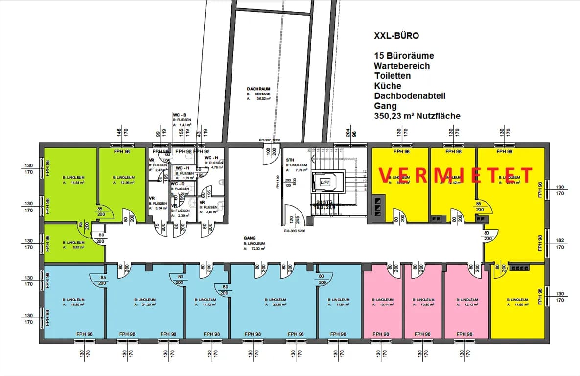 Gewerbeimmobilie mieten in Hallein – 69 m², € 1.133
