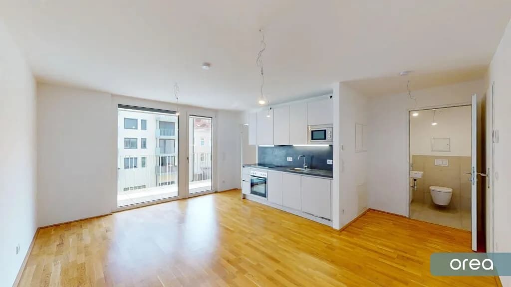 2-Zimmer-Wohnung mieten in Wien – 42,11 m², € 864