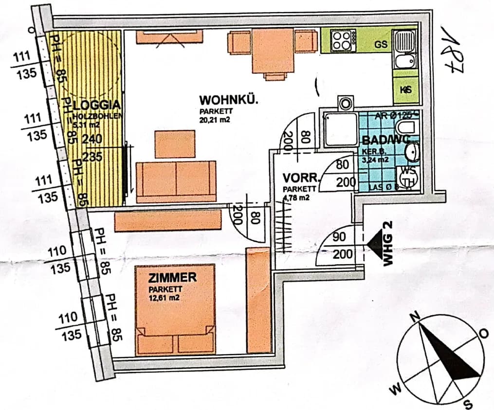 2-Zimmer-Wohnung kaufen in Wien – 40,84 m², € 195.000