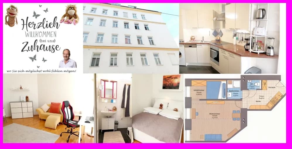 2-Zimmer-Wohnung mieten in Wien – 38 m², € 1.111