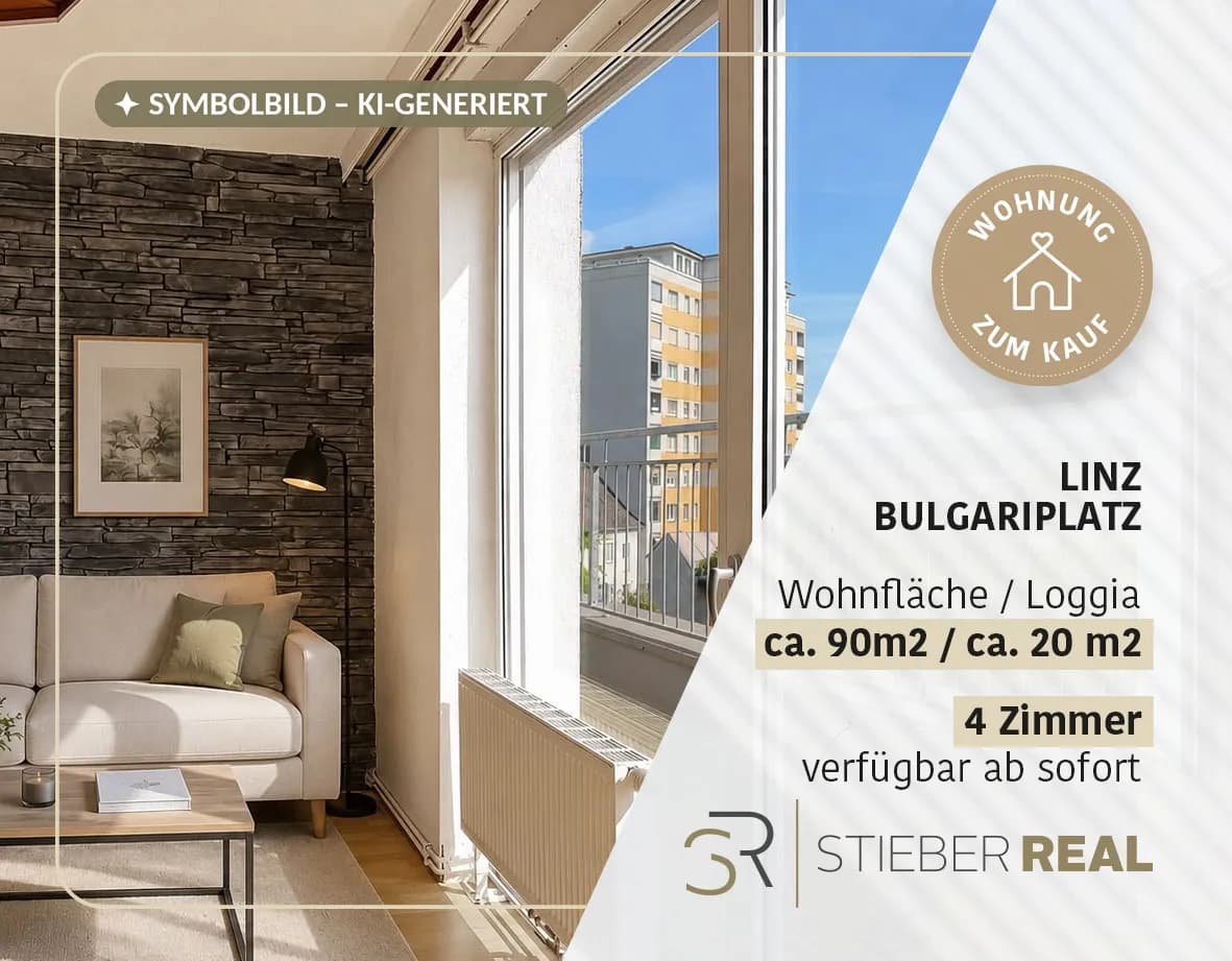 4-Zimmer-Wohnung kaufen in Linz – 90 m², € 245.000