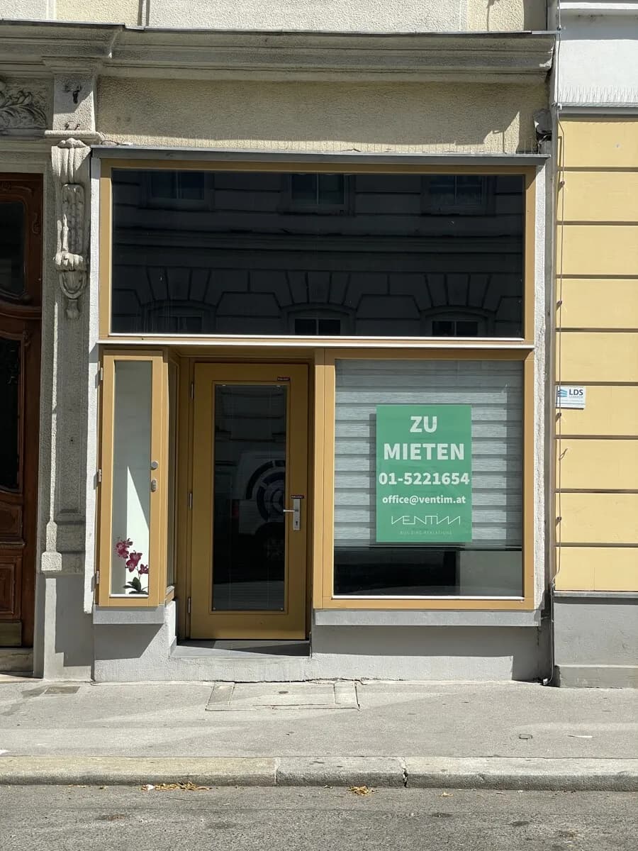 Gewerbeimmobilie mieten in Wien – 45 m², € 769