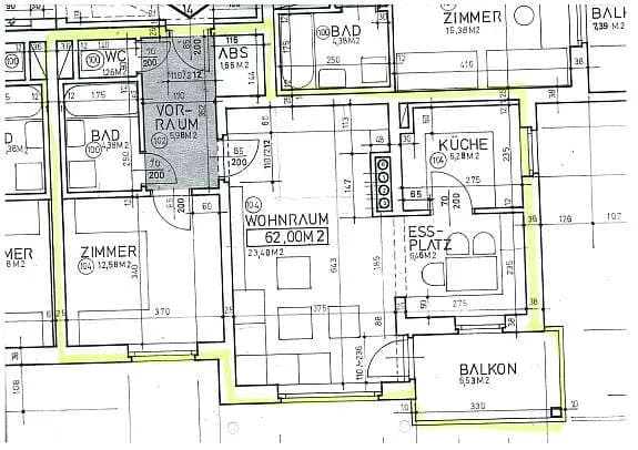 2-Zimmer-Wohnung mieten in Graz – 62 m², € 740